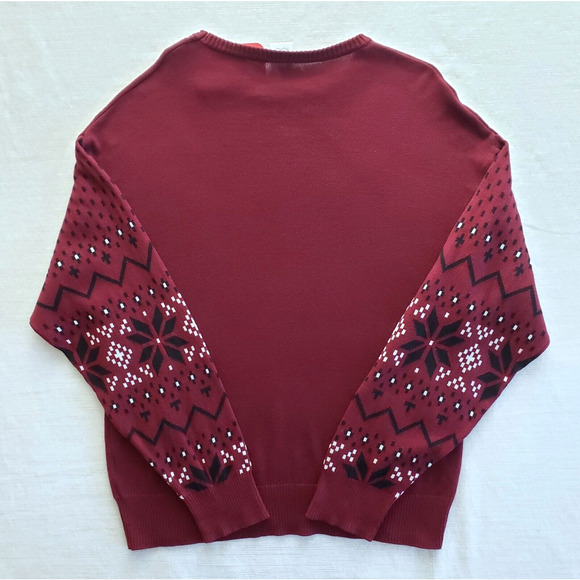 Darth Vader Christmas Sweater Mens S Red Holiday Fair Isle Disney Star Wars NEW - Picture 5 of 9